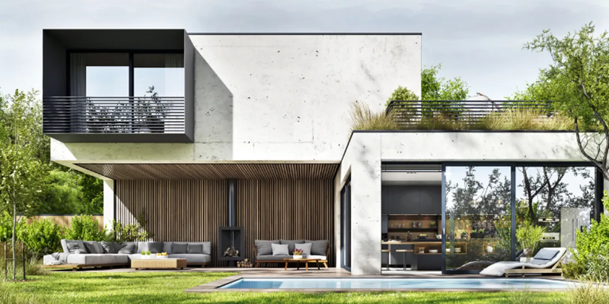 Fresh, modern looking container home