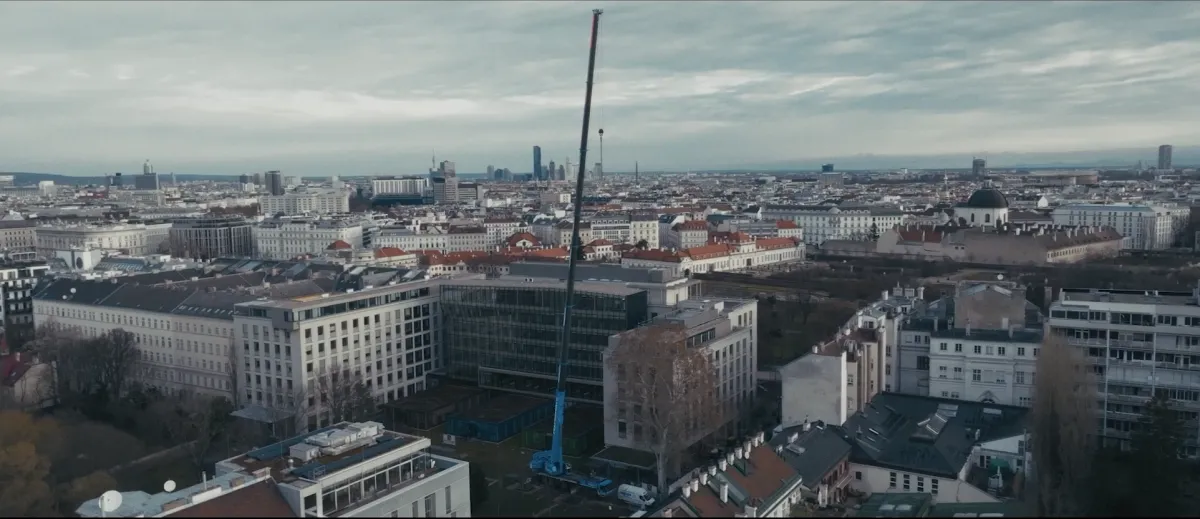 Stadt von oben