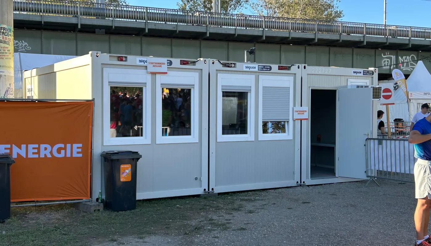 Algeco Container für Veranstaltungen