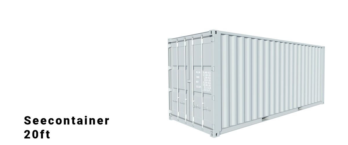 Algeco 20ft Seecontainer