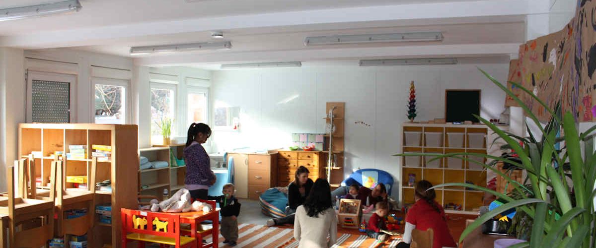 Algeco Raumcontaineranlage Kindergarten