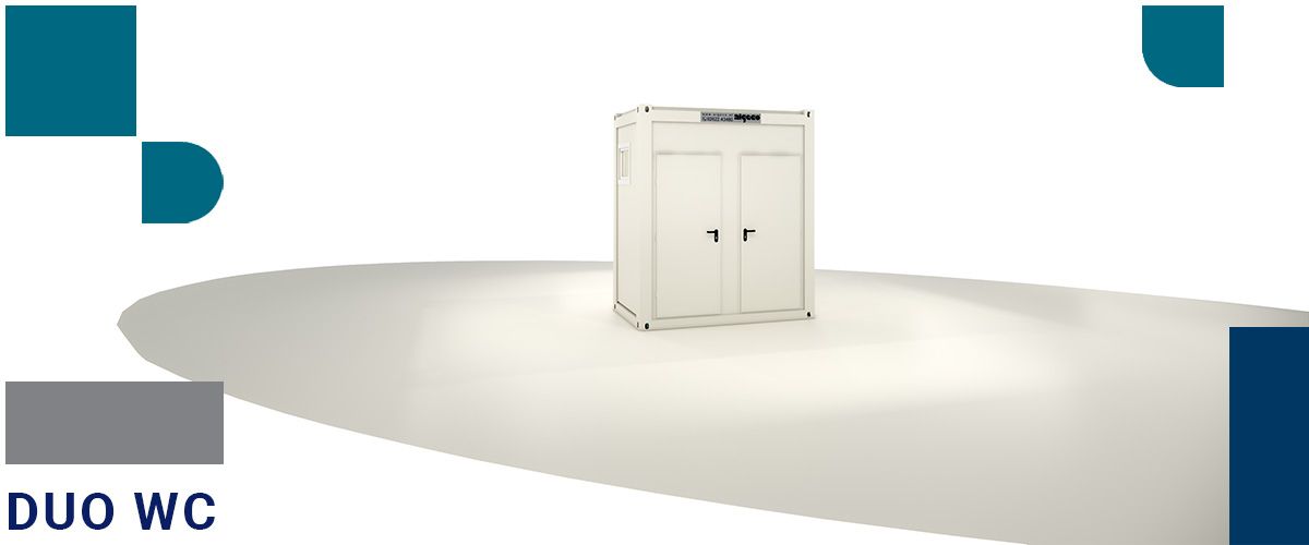 Algeco DUO WC Container