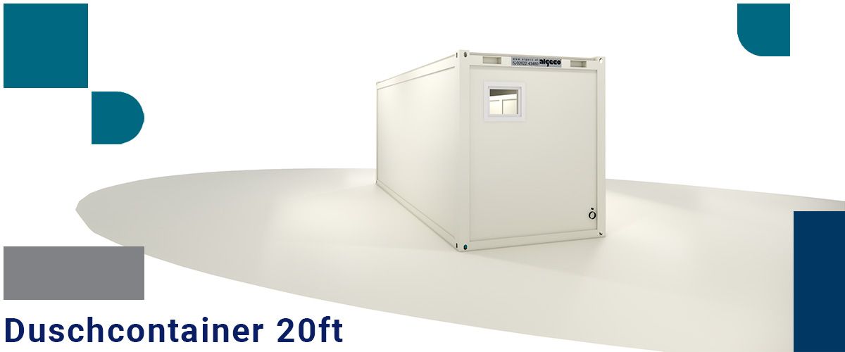 Algeco Duschcontainer 20ft Standard