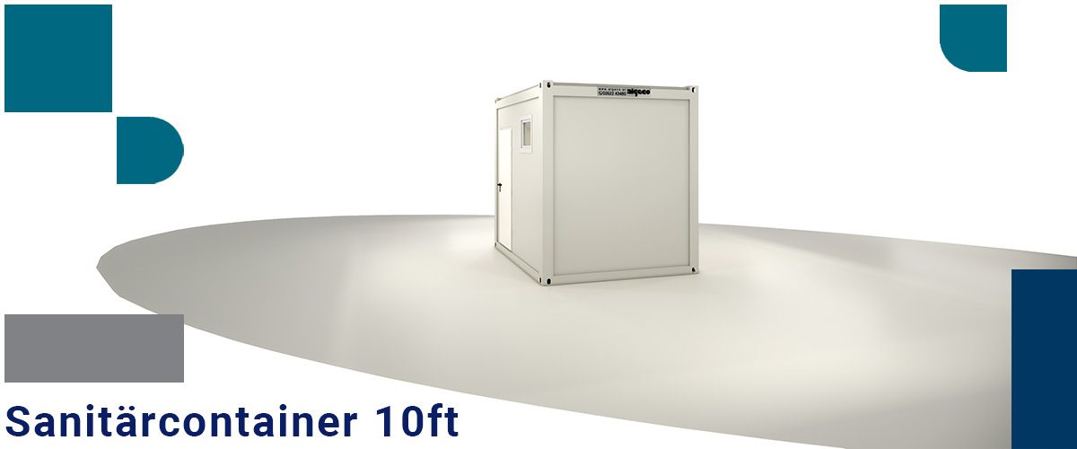 Algeco Sanitärcontainer 10ft Standard