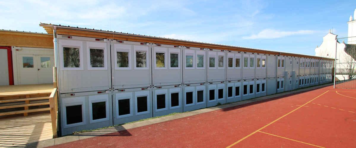 Algeco Raumcontaineranlage Schule