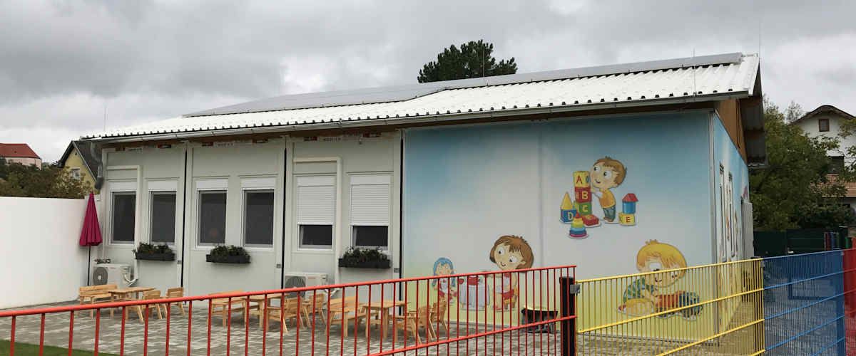 Algeco Raumcontaineranlage Kindergarten