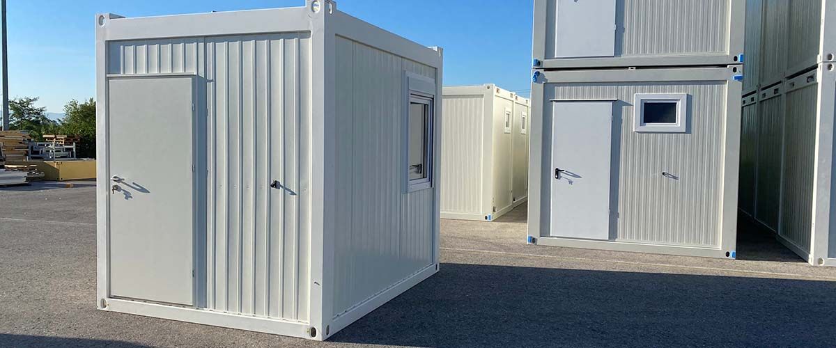 Algeco Raumcontainer 10ft Aussenansicht