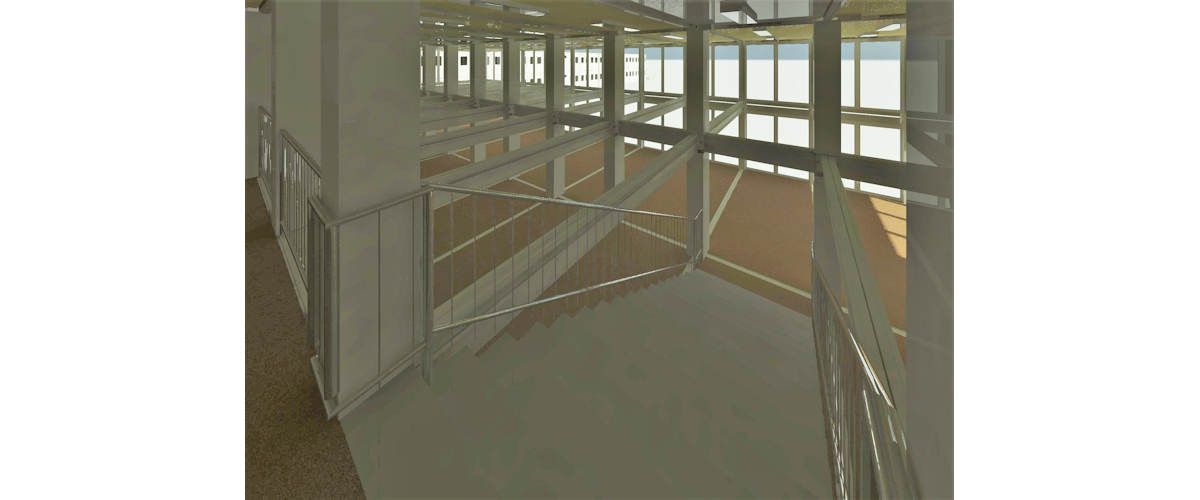 Containerschule Innenansicht Algeco