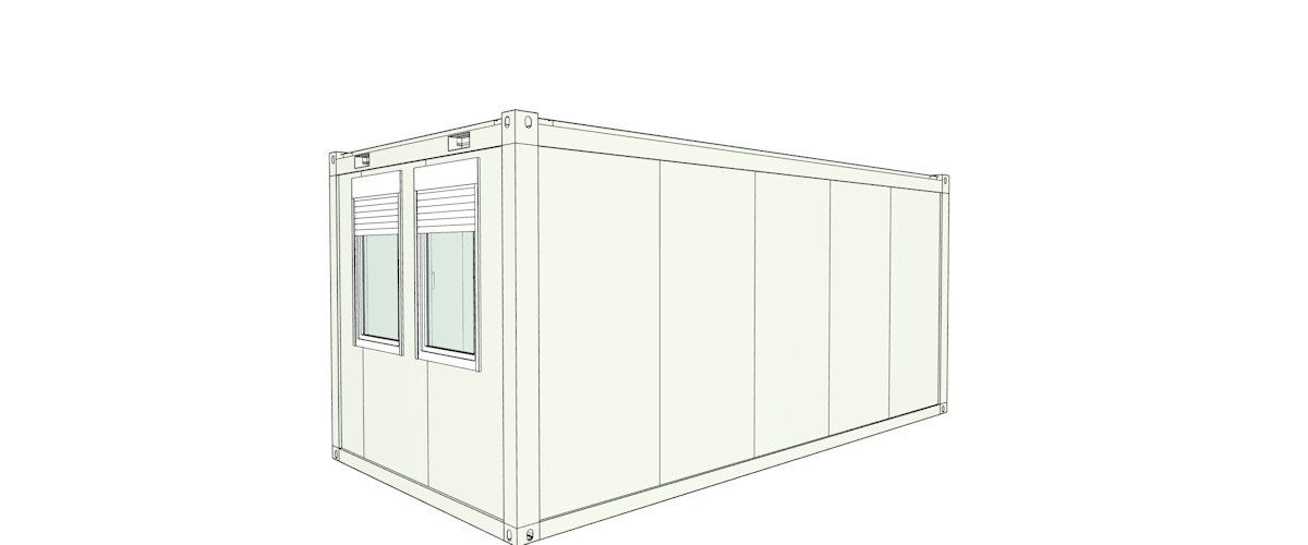 Sonderbreite Container Algeco