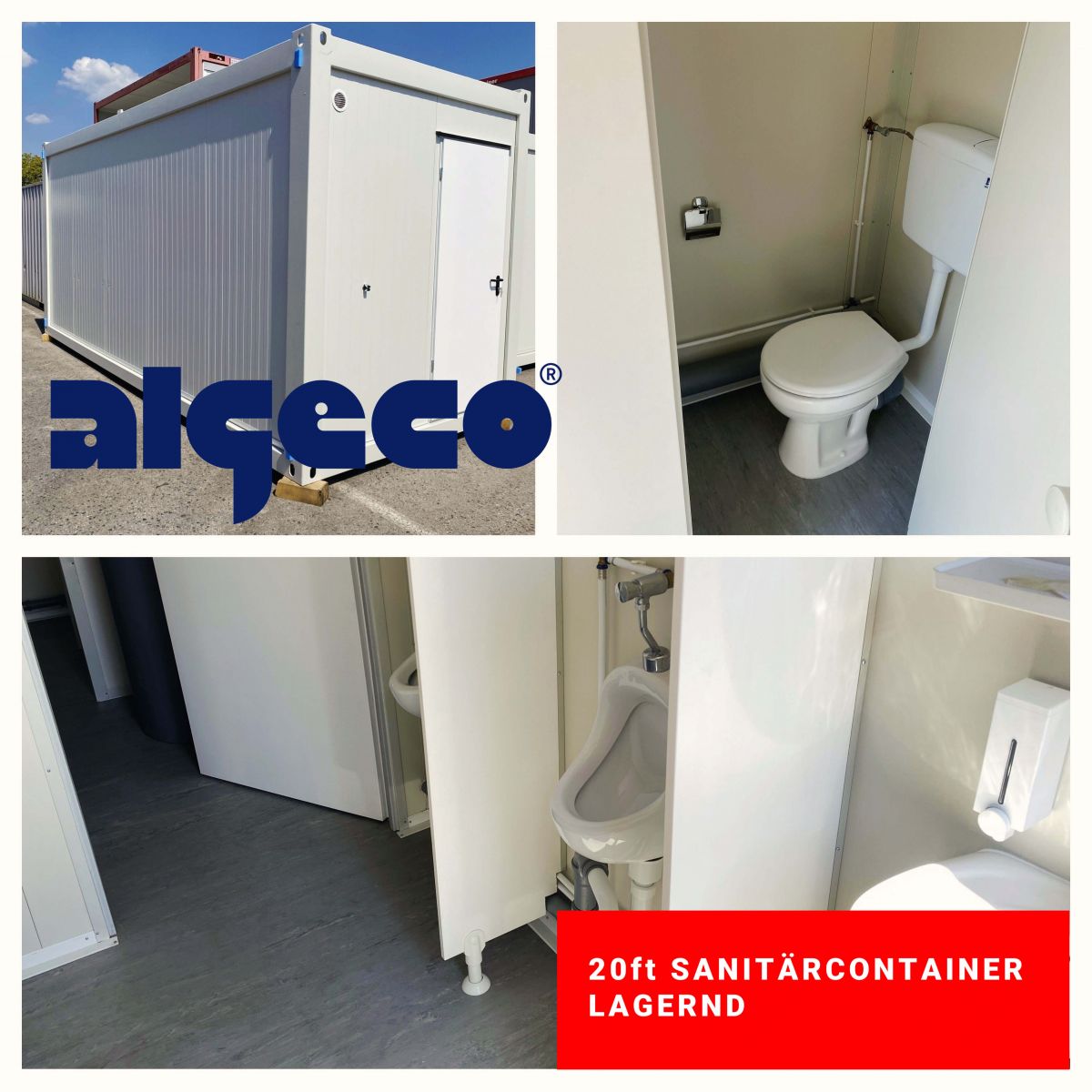 Algeco 20ft Sanitärcontainer