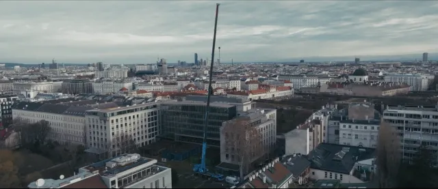 Stadt von oben