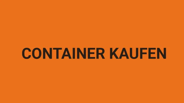 Container kaufen