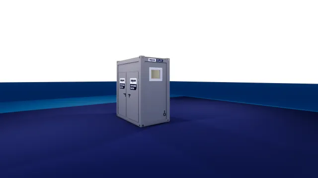 Algeco DUO WC Miete