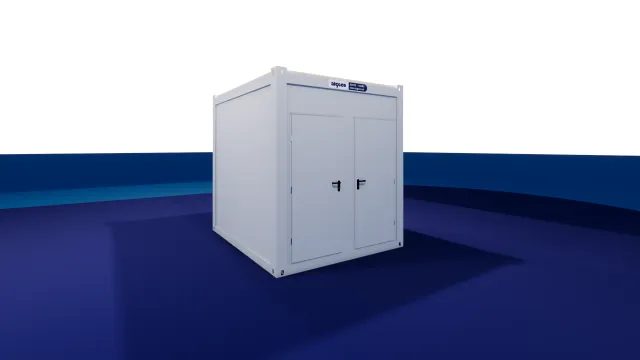 Algeco WC Container 10ft Damen/Herren