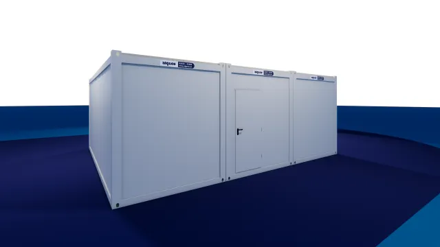 Algeco 3-fach Anlage 20ft