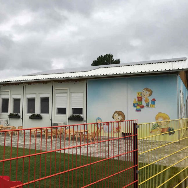 Algeco Raumcontaineranlage Kindergarten