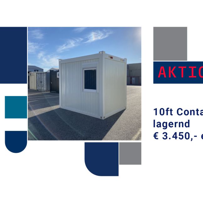 Algeco Raumcontainer 10ft zum Aktionspreis